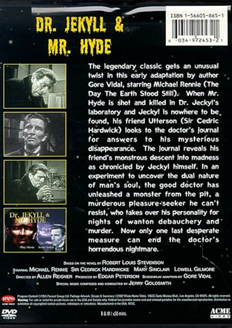 Dr Jekyll And Mr Hyde Dvd 1955 Dvd Empire