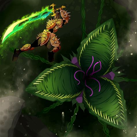 Youve Entered My Domain Amazing Art Of The Plantera Boss From