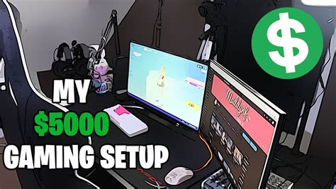 My 5000 Gaming And Streaming Setup Youtube