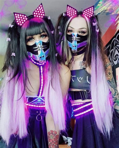 Anna Katana かたな on Instagram Virtual nekos wearing masks from devil ish ears from