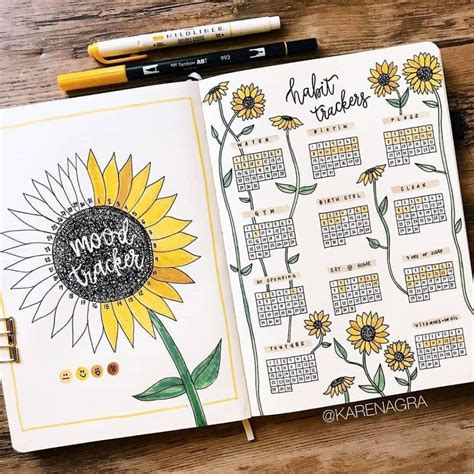 20 Creative Bullet Journal Monthly Themes Simple Life Of A Lady