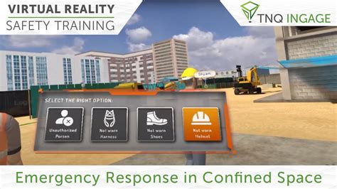 Virtual Reality Confined Space Training Emergency Response In
