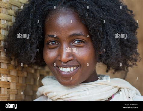 Beautiful Ethiopian Woman Key Afer Omo Valley Ethiopia Stock Photo