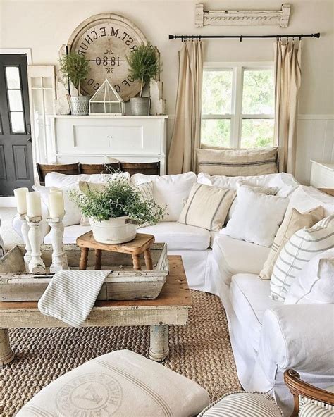20 Cottage Style Living Room Decoomo