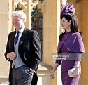 Earl Charles Spencer and Countess Karen Spencer attend the wedding of ...