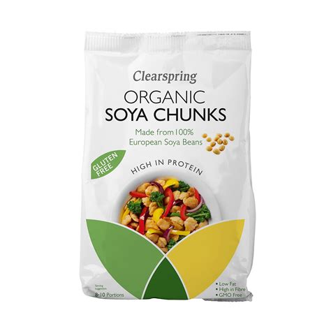 Organic Soya Chunks Gluten Free 200g Eco Natural Products