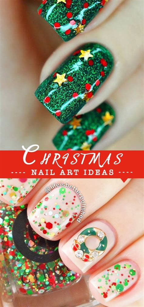 What are your favourite things about the holiday season? Bright and Festive Christmas Nail Art Designs For This ...