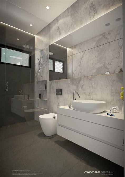 Minosa Modern Monochrome Bathroom Design