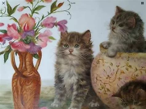 Pin By Sarahs Treasures On Bessie Bamber Cats Cat Artwork Artwork