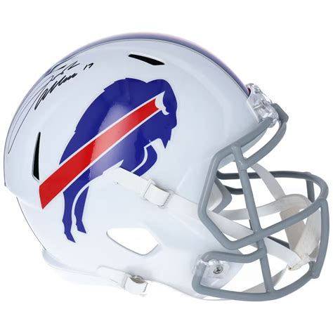 Josh Allen Autographed Buffalo Bills Riddell Full Sized Replica Helmet