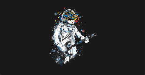 Space Guitar Music T Shirt Teepublic