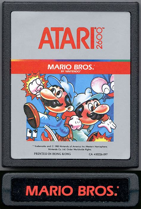 Mario Bros Vg Legacy 1983 Arcade Game Developed By Nintendo