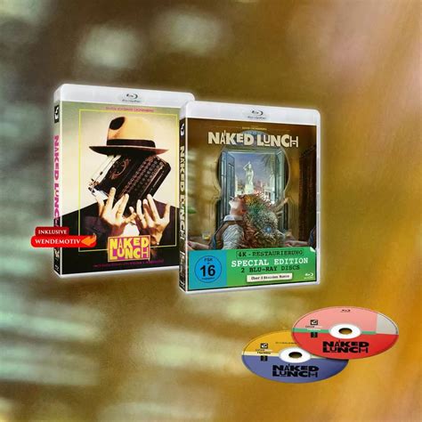 NAKED LUNCH Special Edition 2x Blu Ray Disc Ab Sofort Im Handel