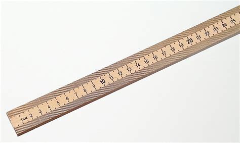Meter Stick Hardwood Englishmetric ½ Meter Natural Flinn Scientific