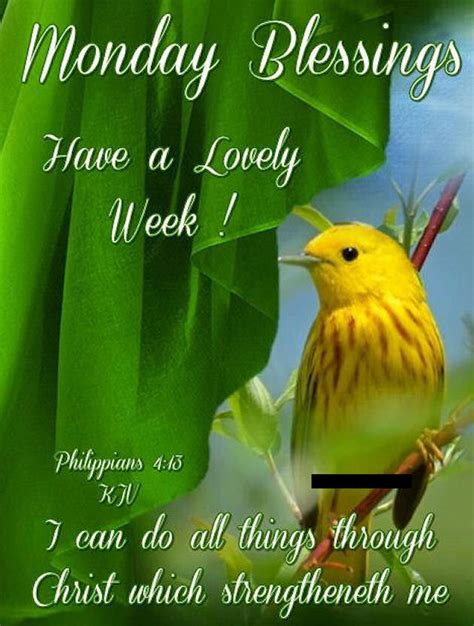 Monday Blessings Have A Lovely Week Religious Quote Pictures Photos