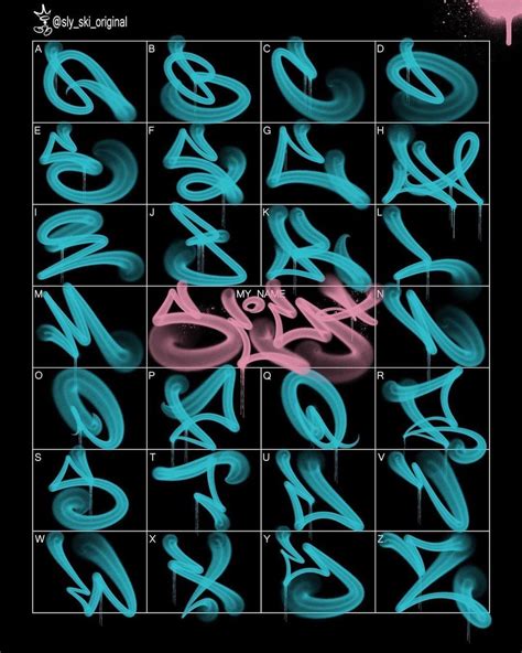 Ipadprograffiti On Instagram “slyskioriginal New Alphabet Im