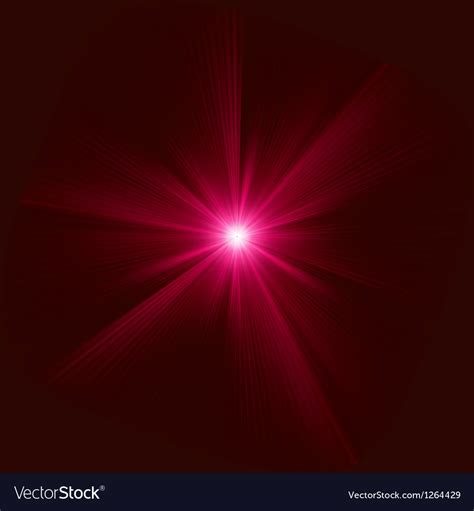 Red Color Design With A Burst Royalty Free Vector Image