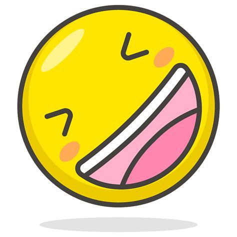 Rolling On The Floor Laughing Emoji Clipart Free Download Transparent