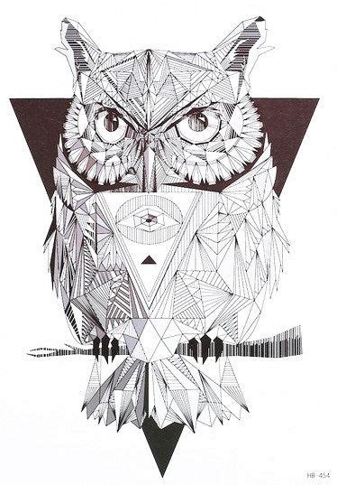 Owl Temporary Tattoos Mybodiart