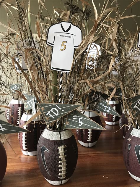 Football Banquet Centerpieces For Tomah Wi