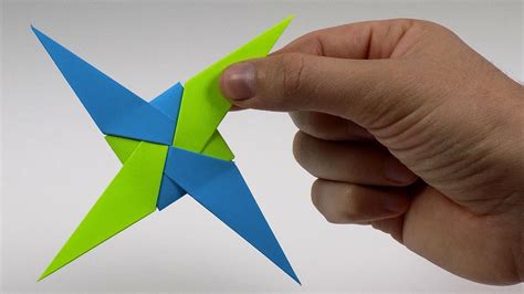 How To Make A Paper Ninja Star Shuriken Origami Youtube