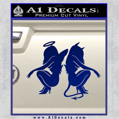 Sexy Angel Devil Girls Decal Sticker D1 A1 Decals