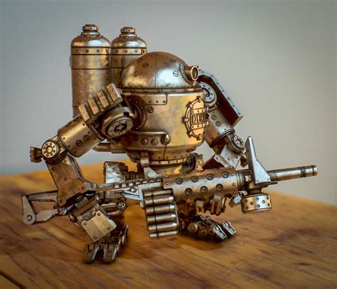 Any Interest In Painting A Poseable Steampunk Robot Rminipainting