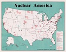 Thematic map of the American nuclear complex by the War Resisters ...