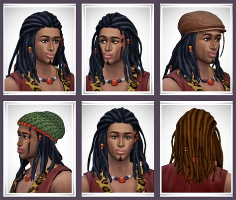 Sims 4 Dreads Men