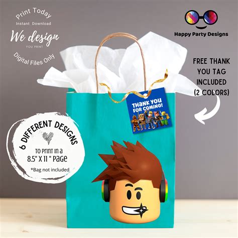 Roblox In Bag Template