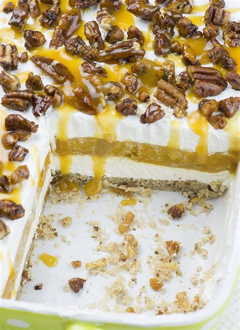 Bake the pie for 30 minutes. Caramel Pecan Lasagna | Layered Christmas Dessert Recipe ...