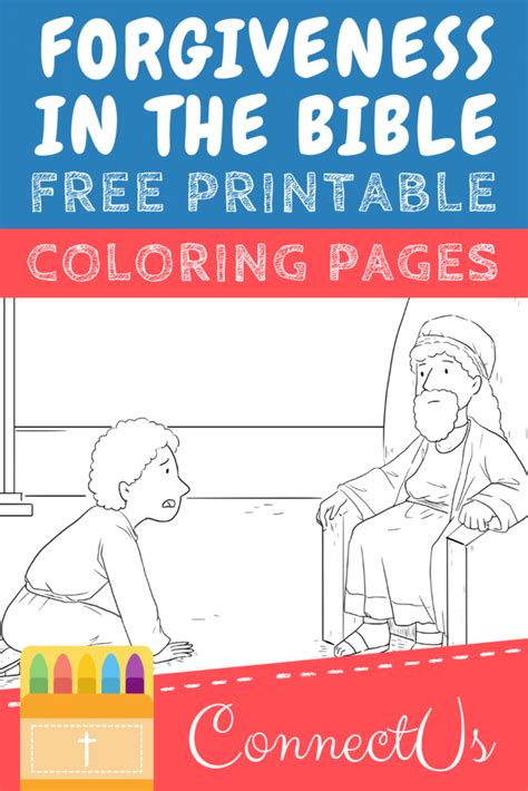 Free Forgiveness In The Bible Coloring Pages For Kids Connectus