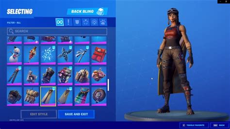 200 Back Blings On Renegade Raider Outfit Youtube