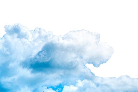 Blue Sky With Clouds Isolated 25272542 Png