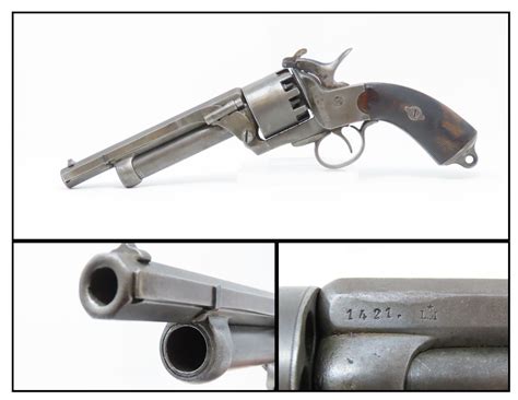 Rare Civil War Paris Contract Lemat Grapeshot Revolver Antique