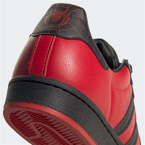 Adidas Marvels Spider Man Miles Morales Superstar Shoes Black