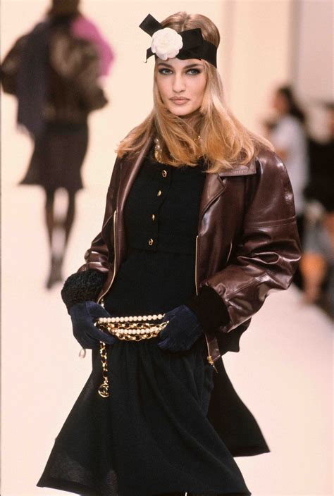 Chanel In The 90s Chanel Fall 1991 Ready To Wear Gettyimages
