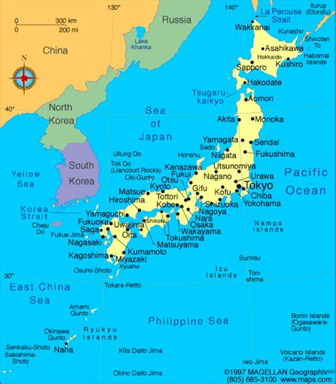 Japan Map Political Regional Maps Of Asia Regional Political City