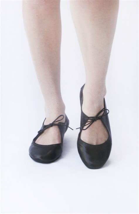 Passion Ballet Flats By Drifter Leather Barefoot Shoes Black Ballet