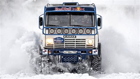 Wallpaper Car Snow Trucks Truck Kamaz Weather Automobile Make