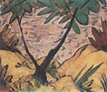 Landschaft Mit Gegabeltem Baum, 1920 - Otto Mueller - WikiArt.org