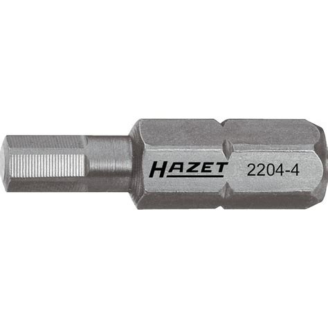 HAZET Bit 2204 7 Sechskant Massiv 6 3 1 4 Zoll Innen Sechskant Profil 7