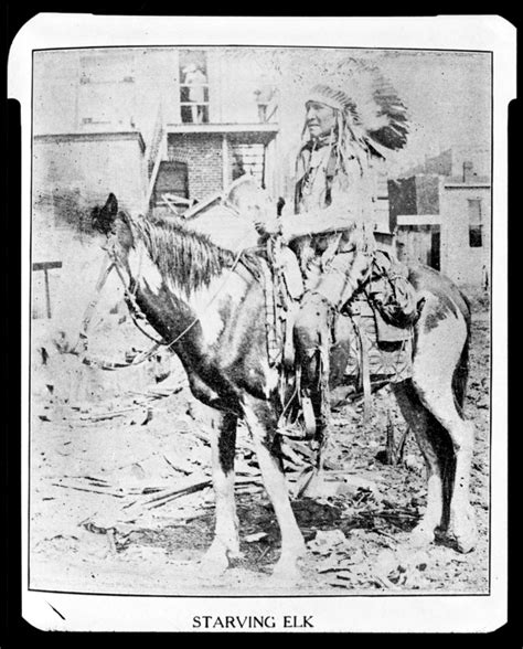 Starving Elk Cheyenne Indian Kansas Memory Kansas Historical Society