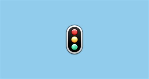 🚦 Vertical Traffic Light Emoji On Apple Ios 90