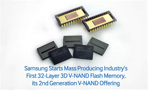 Samsung Starts Mass Producing Industrys First 32 Layer 3d V Nand Flash