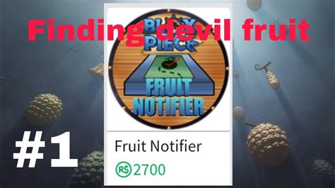 Blox Piece Devil Fruit Notifier 1 Finding Df Youtube