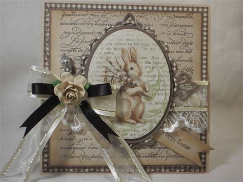 5 out of 5 stars. An Easter card I made using Pion Designs papers. | Vintage ...