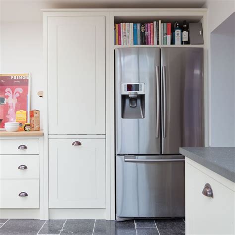 Classic Kitchen With American Style Fridge Freezer American Style