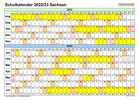 Kalender 2023 Sachsen Ferien Feiertage Excel Vorlagen Rezfoods