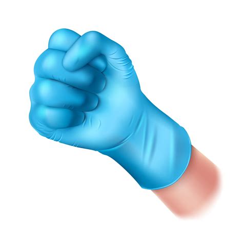 rubber gloved hand in a fist 1219705 vector art at vecteezy